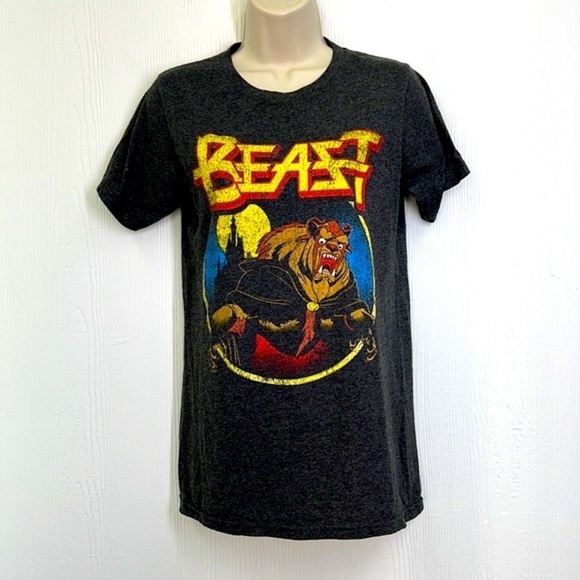 Disney - Beauty & The Beast Bark At The Moon Album Ozzy Osbourne Graphic T Small - Picture 2 of 8